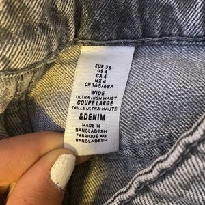 Women's Gray Ultra High Waist Jeans